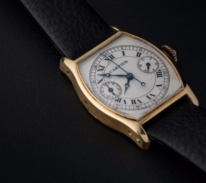 Replica Cartier Tortue Monopoussoir Single-Button Chronograph