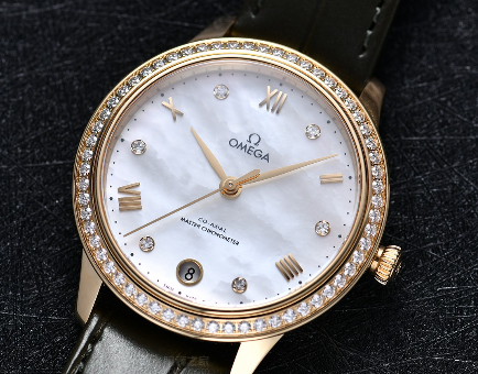 Reshaping Modern Elegance: Replica DE VILLE Series Elegant Mother-of-Pearl Dial Wristwatch