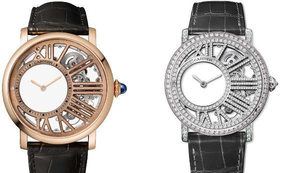 Replica Cartier launches new Rotonde de Cartier Mysterious Hour Skeleton Watch